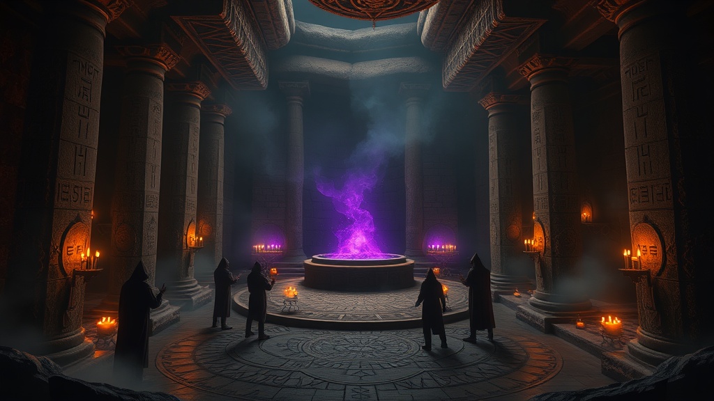 Underground temple